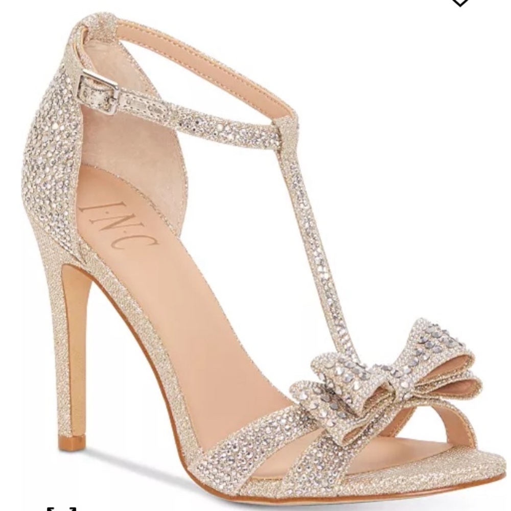 International Concepts (INC—Macy’s brand) Rhinestone Heels, 11.
